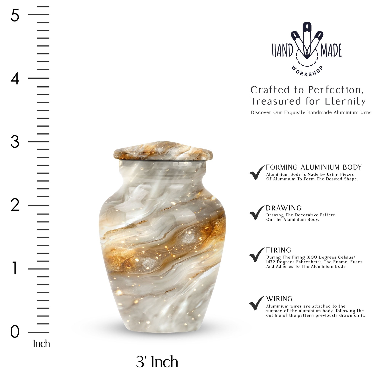 Abstract Small Keepsake Urn For Human Ashes 3 Inch Urns For Human Ashes Adult