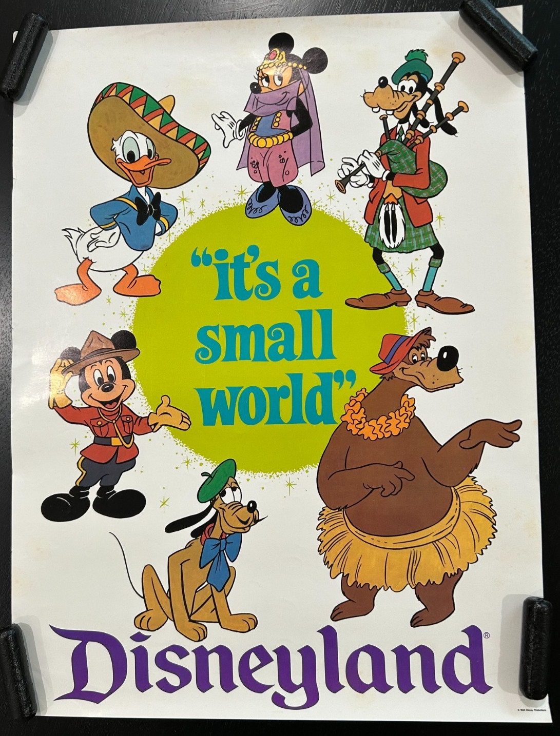 It’s a Small World – Disneyland – Vintage Poster NOT A REPRODUCTION 14×19