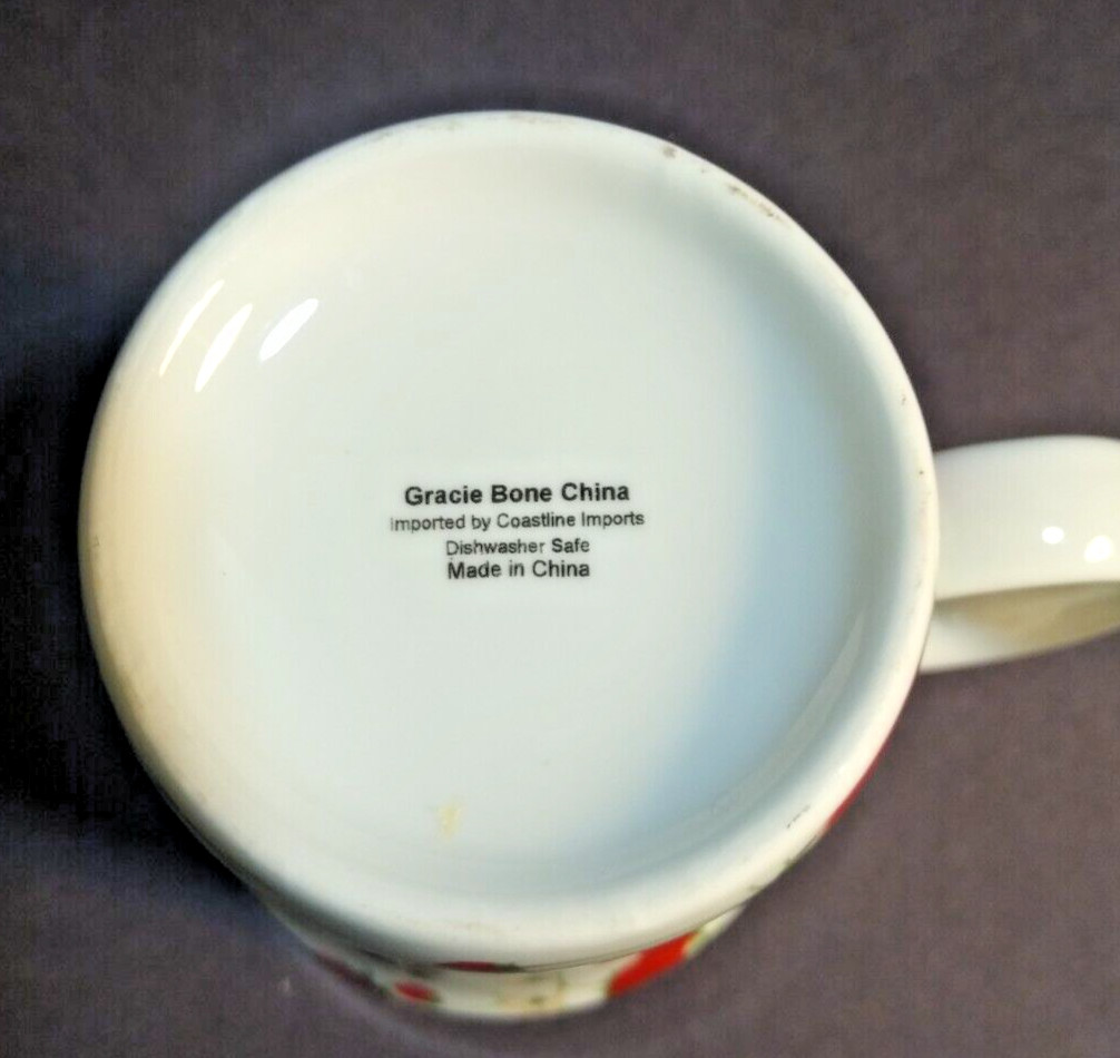 Gracie Bone China Strawberry Mug