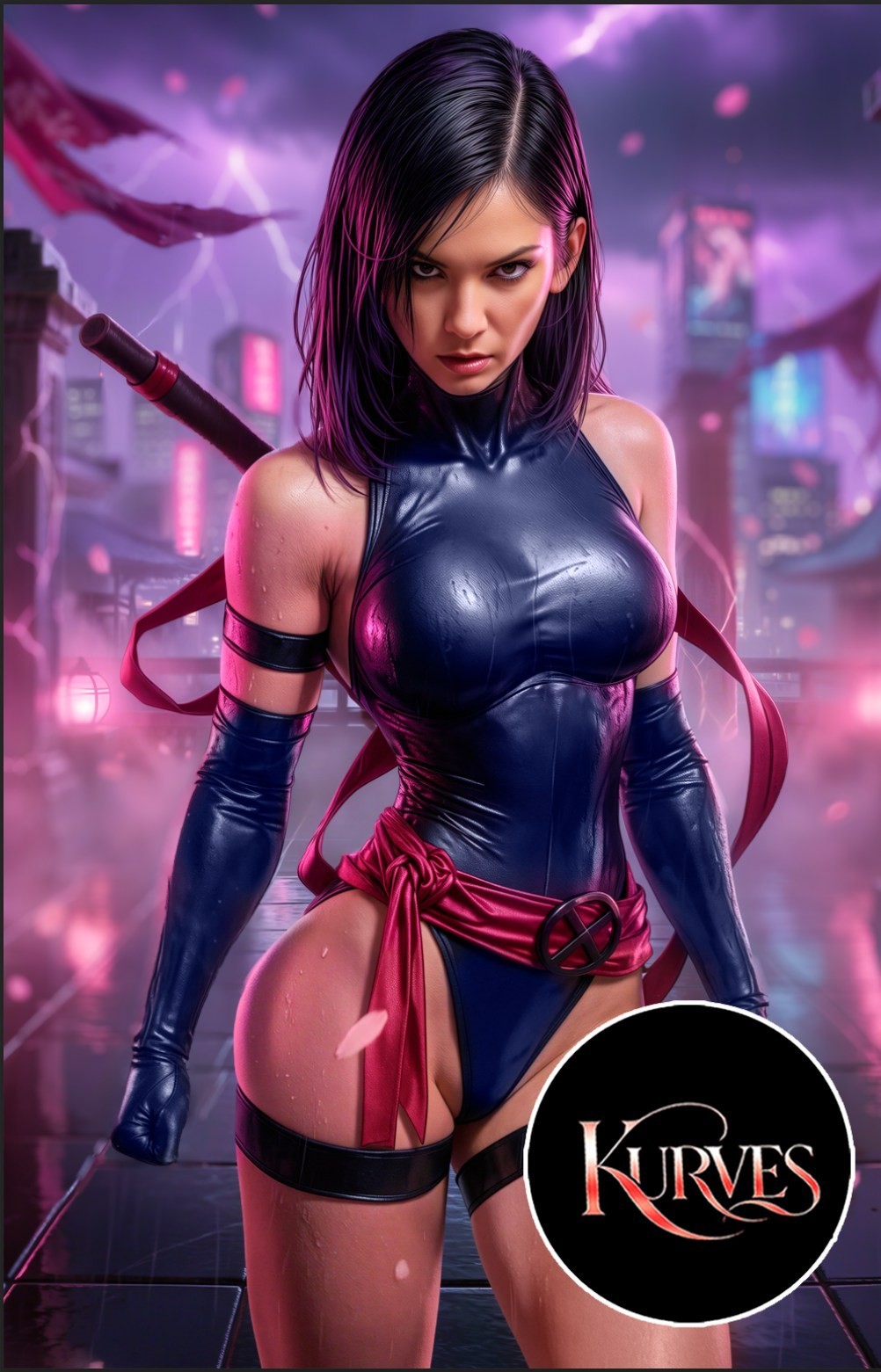 PSYLOCKE COSPLAY V2 | VIRGIN NICE | SINGLE COVER EDITION | KURVES COMICS