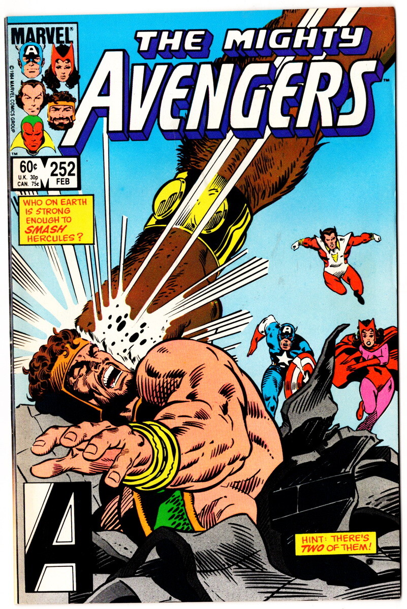 The Avengers #252, “Deciding Factor!”, February 1985, HIGH GRADE