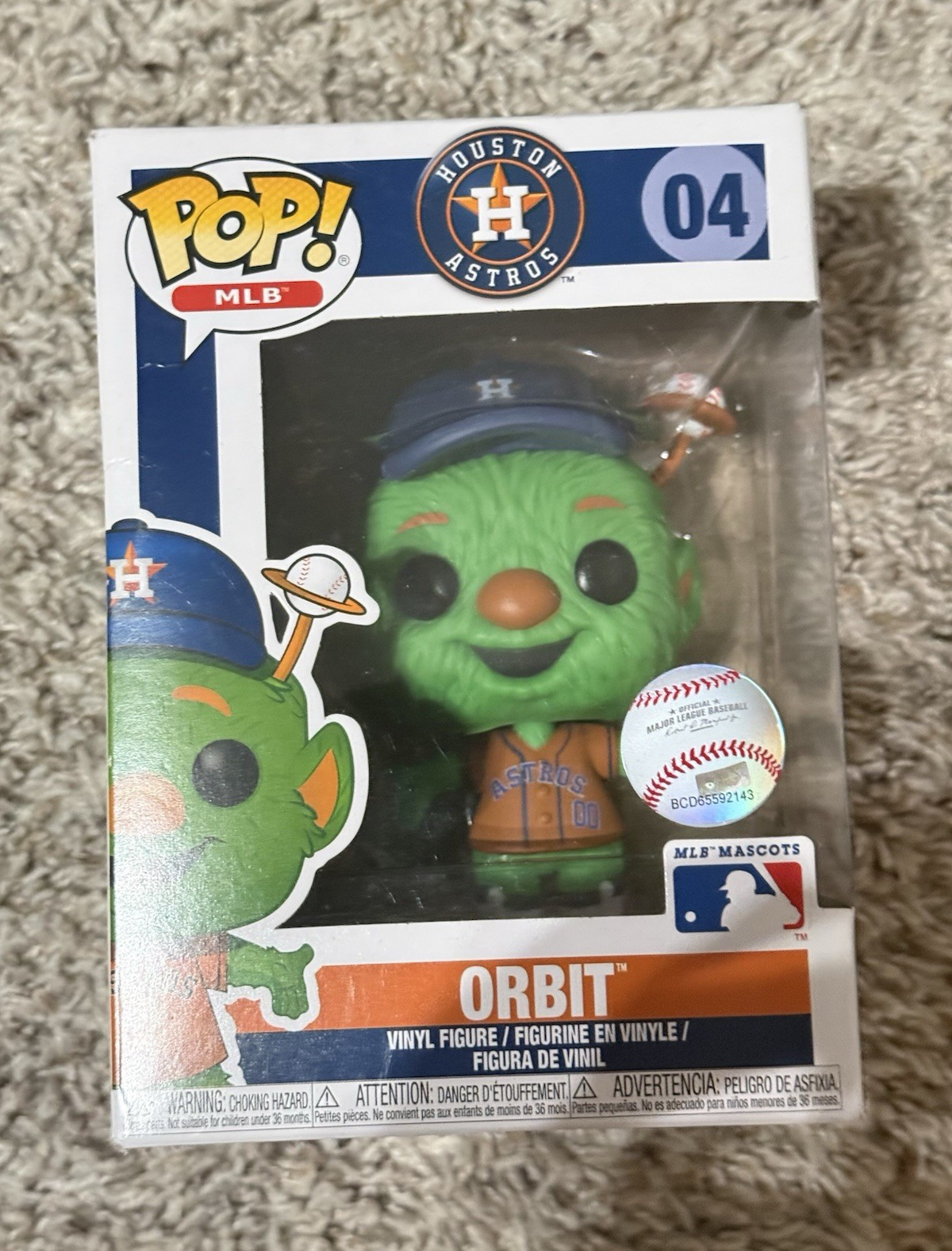Funko Pop! MLB Mascots Orbit Houston Astros #04 Vinyl Figure 2019