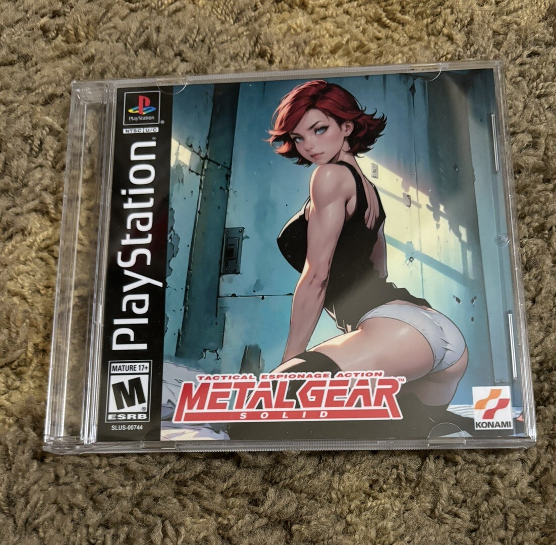 Metal Gear Solid PS1 | PSX Cover And 1 Disc CD Jewel Case