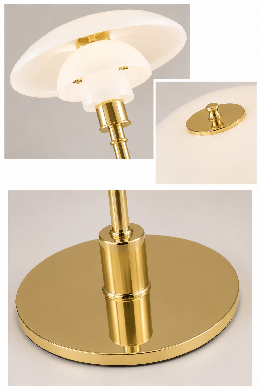 Art Deco Floor Lamp Inspired by Poul Hemingsen’s PH-3 1/2-2 1/2 Design in 1924