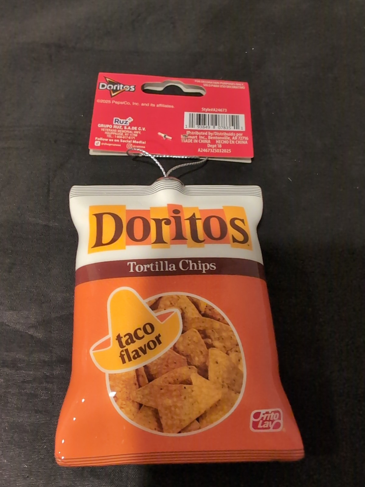 TACO FLAVOR DORITOS Bag ORNAMENT