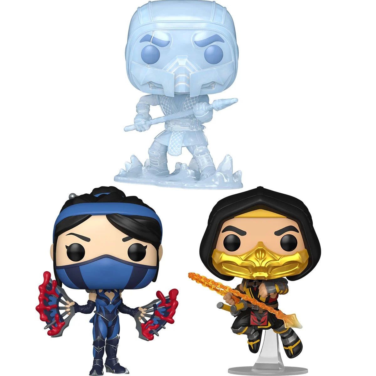 FUNKO • MORTAL KOMBAT 11 • FATALITY • Set of (3) #1072 #1073 #1074 • Ships Free