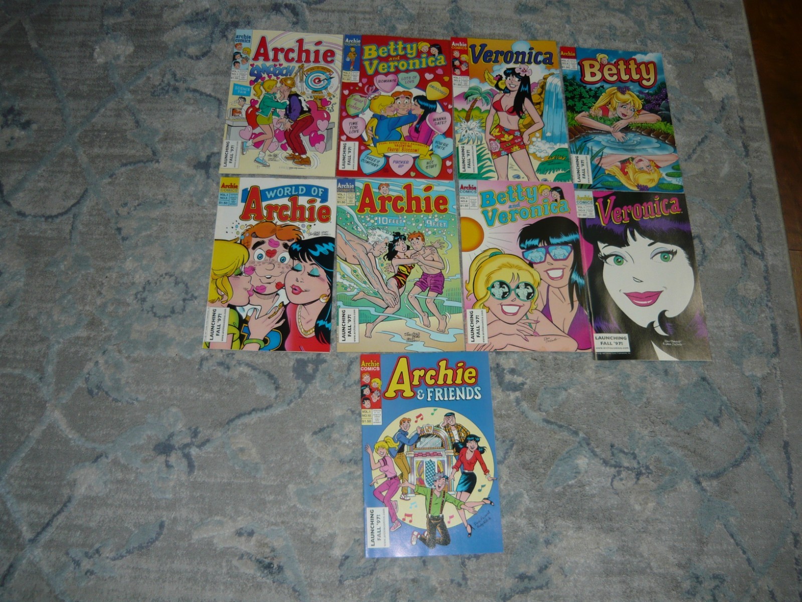 Archie’s Ten Book Collector’s Set Dan Parent See Description 1997 High Grade