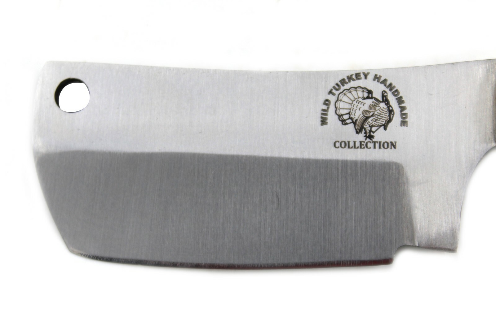 Wild Turkey Handmade Collection Fixed Blade Mini Chef Cleaver w. Leather Sheath