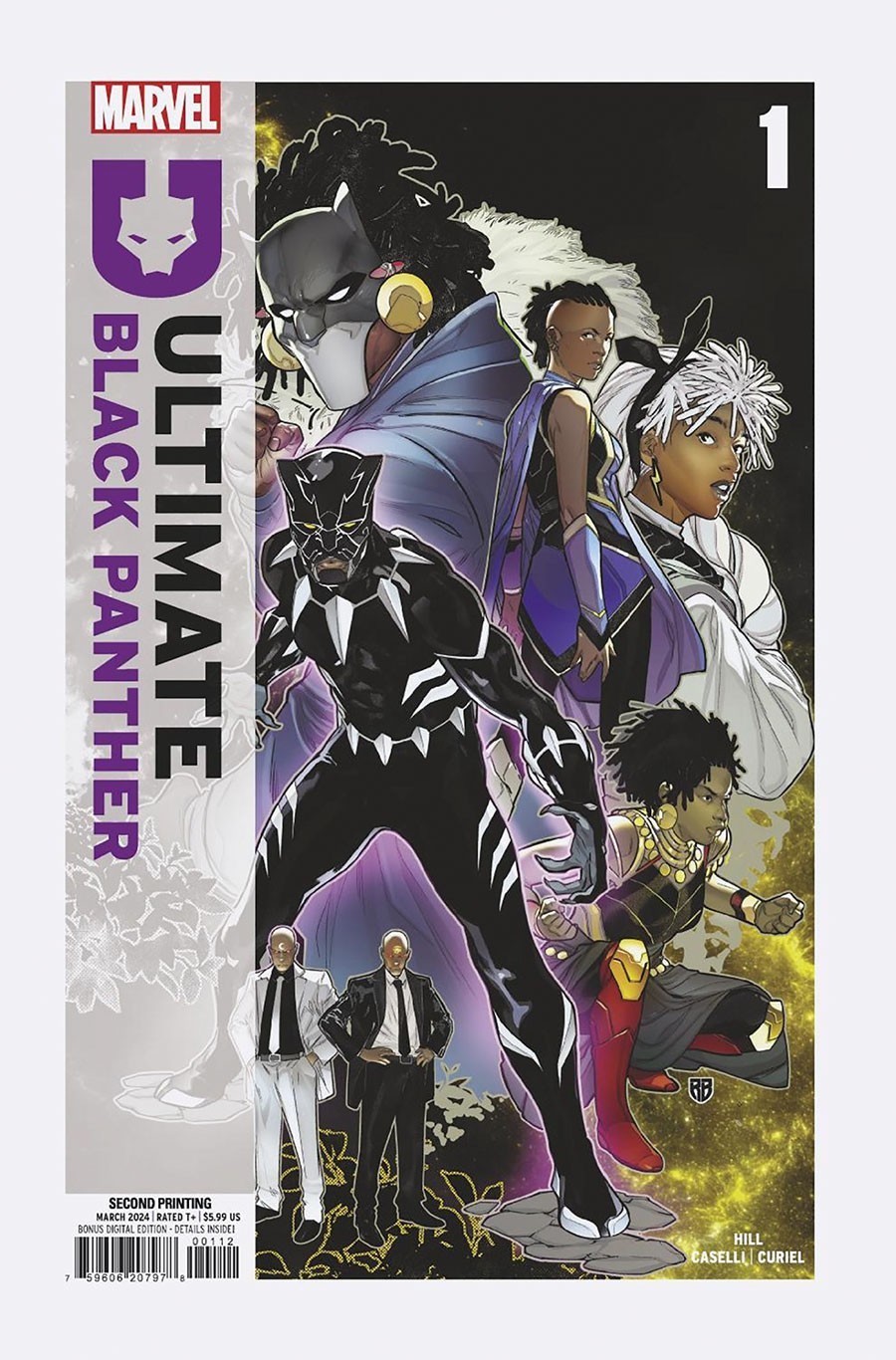 ULTIMATE BLACK PANTHER #1 2ND PRINT SILVA VARIANT MARVEL