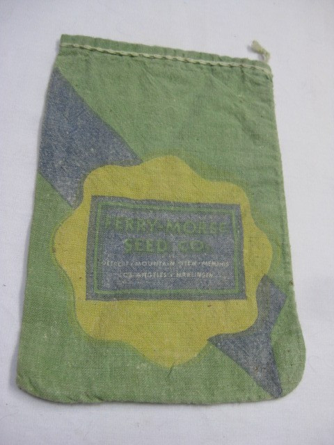 VINTAGE FERRY – MORSE SEED CO. SEED BAG 4 1/2″ x 7″ NICE !