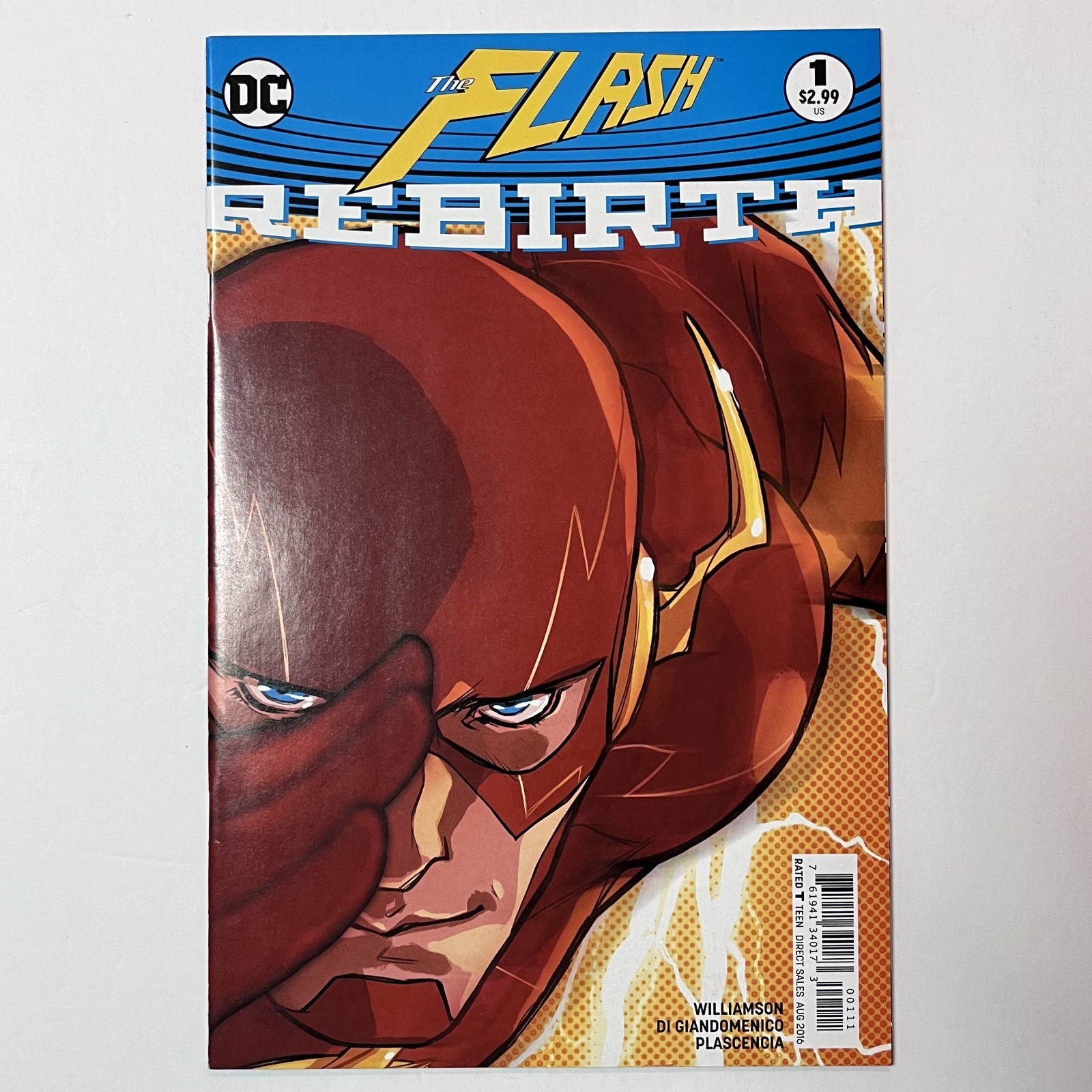 The Flash: Rebirth #1, Vol. 2 (2016) DC Comics Karl Kerschl Regular Cover