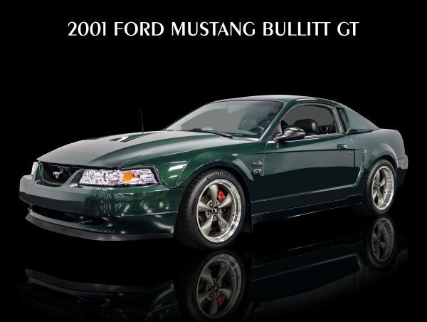 2001 Ford Mustang Bullitt GT Metal Sign: LARGE SIZE 12 X 16 – Free Shipping