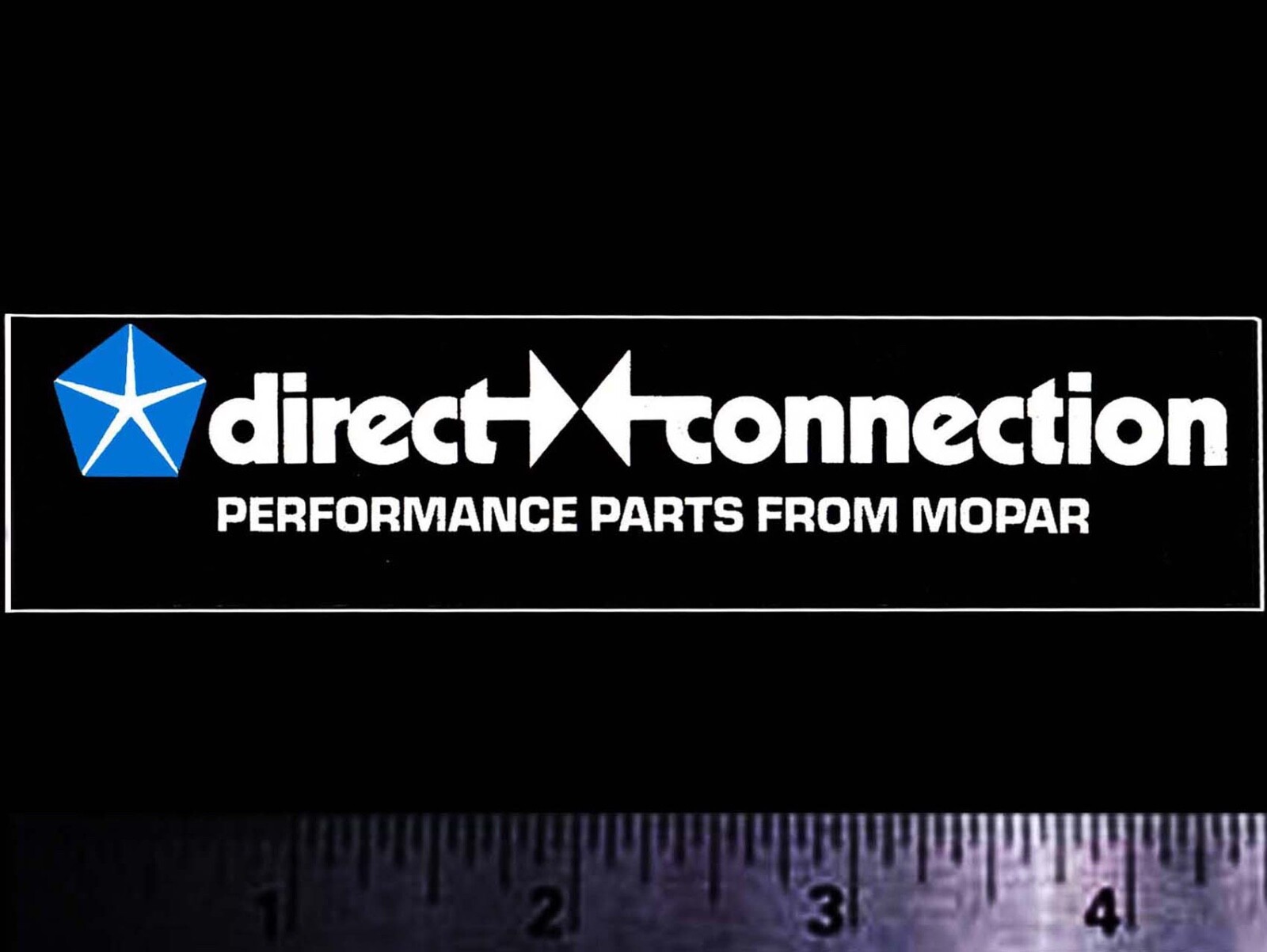 DIRECTCONNECTION Performance Parts – Original Vintage Racing Decal/Sticker NHRA