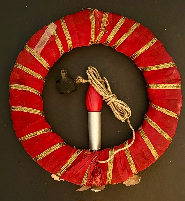 Propp Electric Candle Wreath Sets 1920s Original Box & 2 Complete Wreath Sets