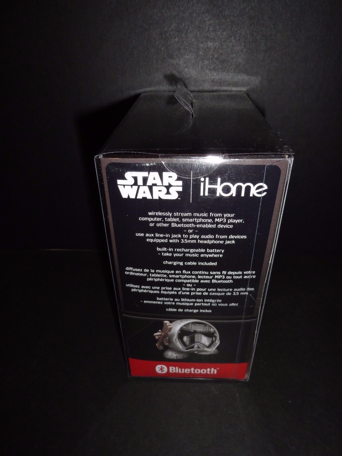 DISNEY STAR WARS CAPTAIN PHASMA BLUETOOTH SPEAKER iHOME NEW