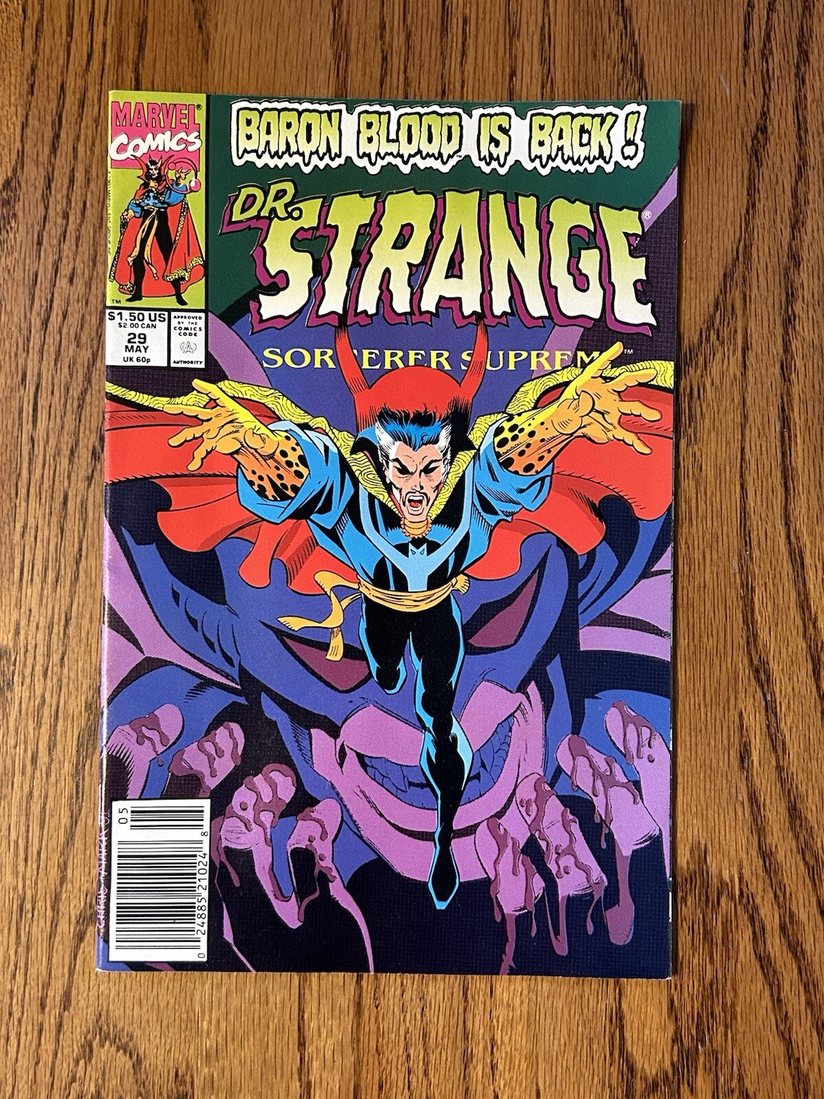Dr. Strange: Baron Blood Is Back #29 – Roy Thomas – 1991 Marvel Comics