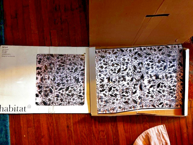 (2) boxess HABITAT Tord Boontje Garland black Light Shade open box, never used