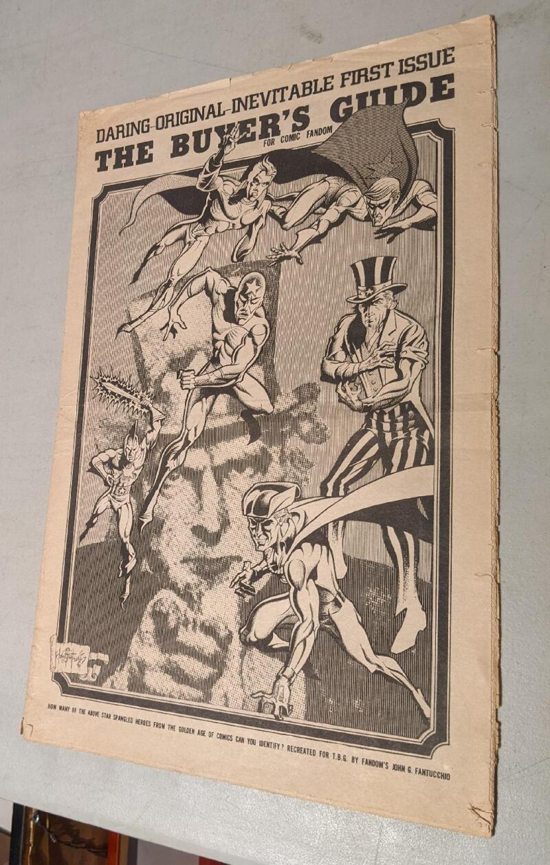 First Issue of The Buyer’s Guide For Comic Fandom 1971