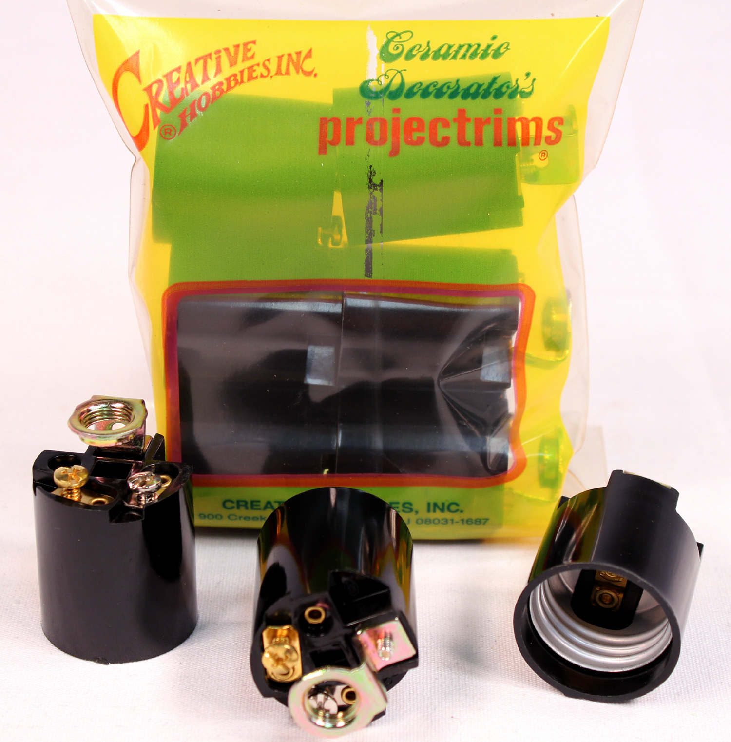 6 Pack – Keyless Lamp Sockets, Medium Base, E26 Edison Lamp Socket Replacement