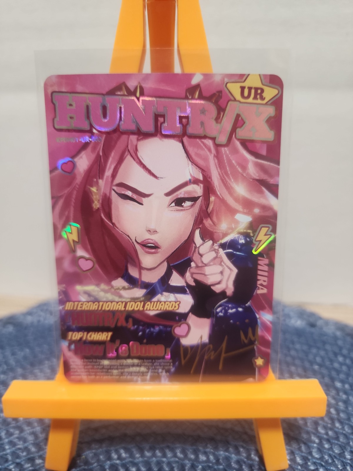 HUNTR/X MIRA UR KAYOU K-POP DEMON HUNTERS NETFLIX KPDH01-UR-002 FOIL TEXTURED