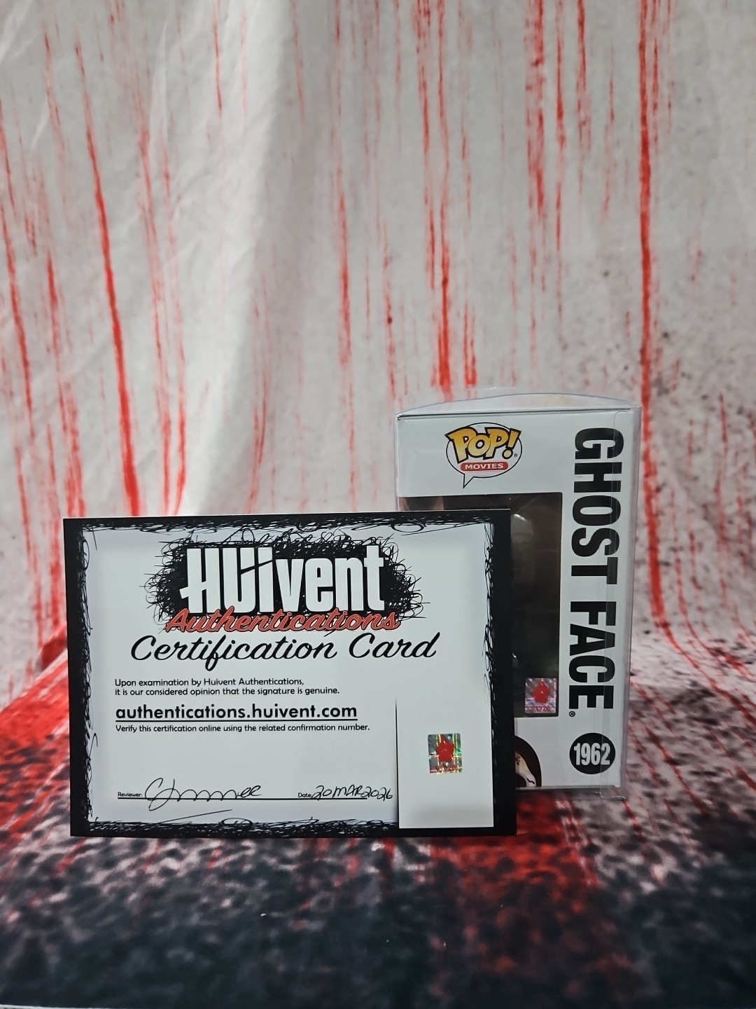 Ethan Embry & Kraig Dane Signed TargetCon Ghostface Funko With COA And Protector