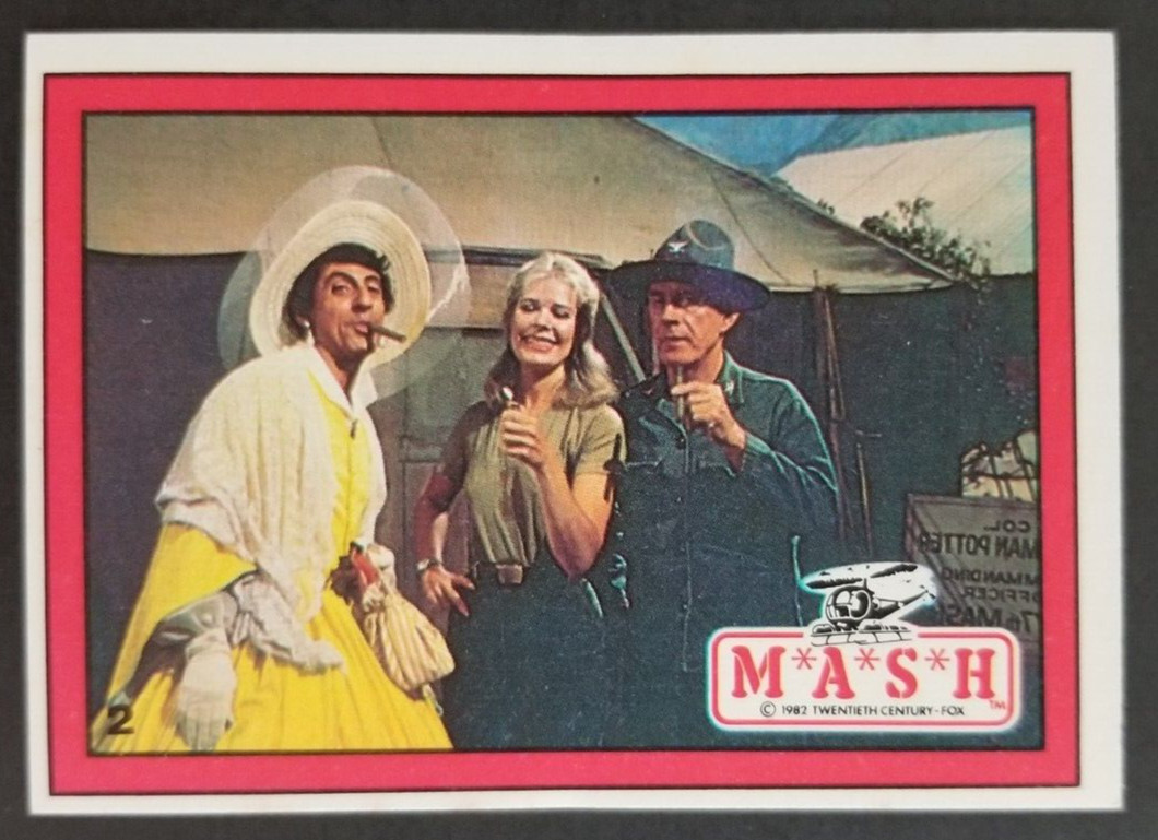 MASH 1982 War Comedy TV Show Topps Card #2 (NM)
