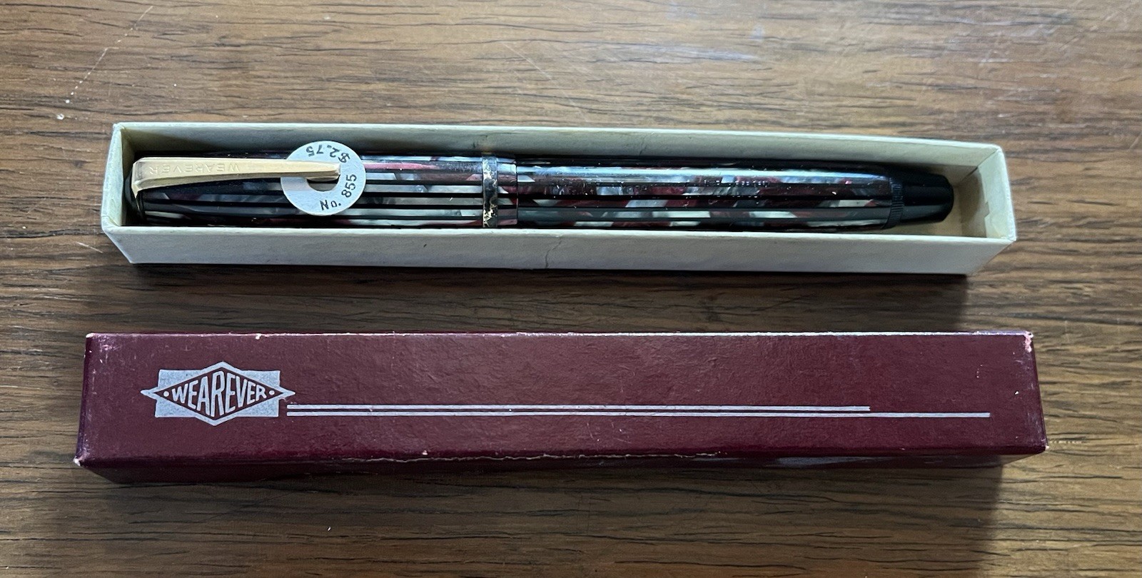 Vintage Wearever 855 Button Filler Fountain Pen, No Nib, Never Been Used