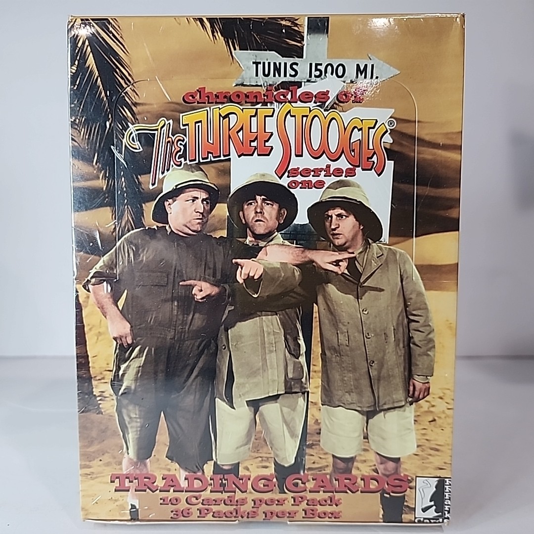 2015 MISB Chronicles of The Three Stooges Series 1 Booster Box RRParks Cards