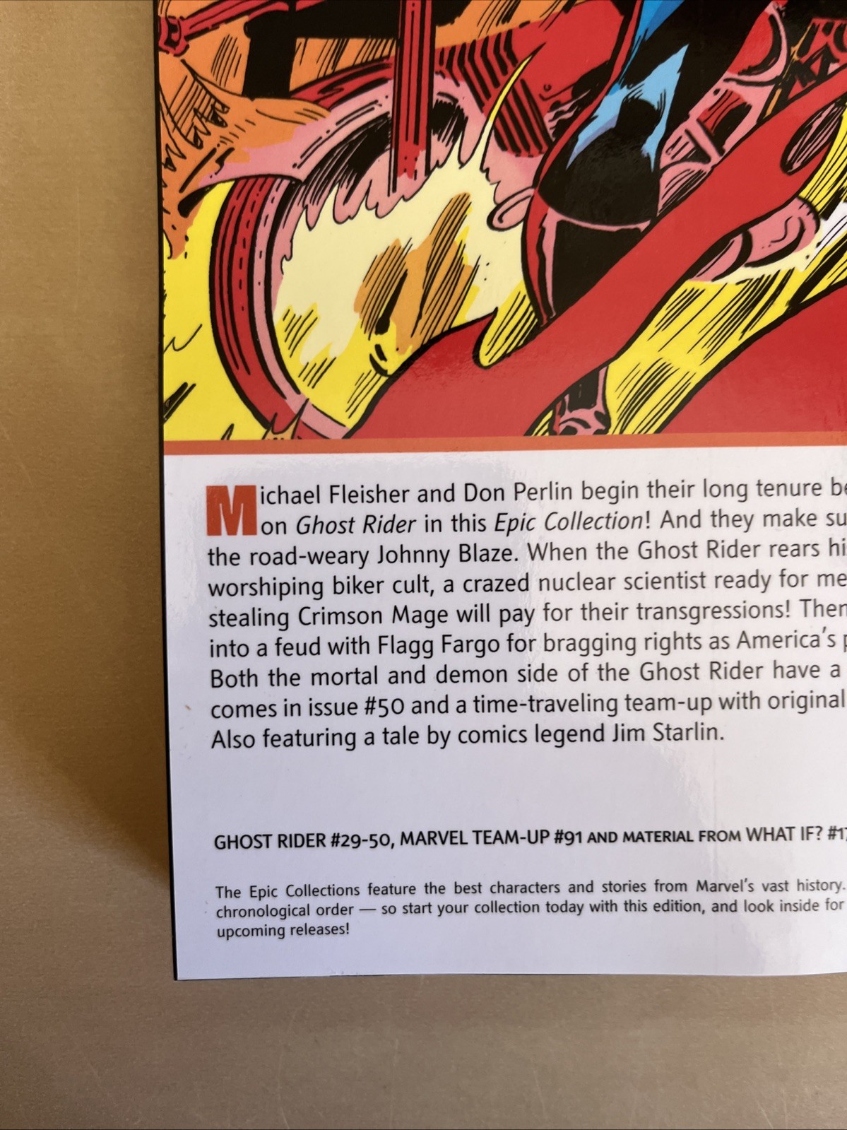 Marvel Comics ‘Ghost Rider Epic Collection: Deathrace’ (2025) TP