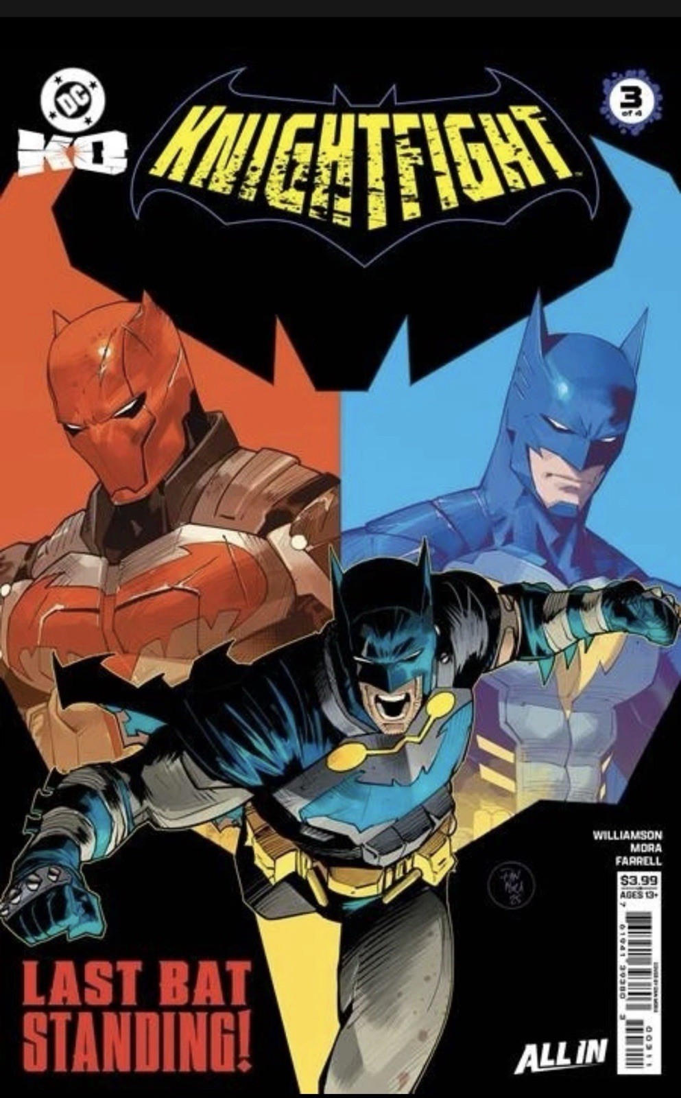 DC K.O. Knight Fight 3 Last Bat Standing DC All In NM