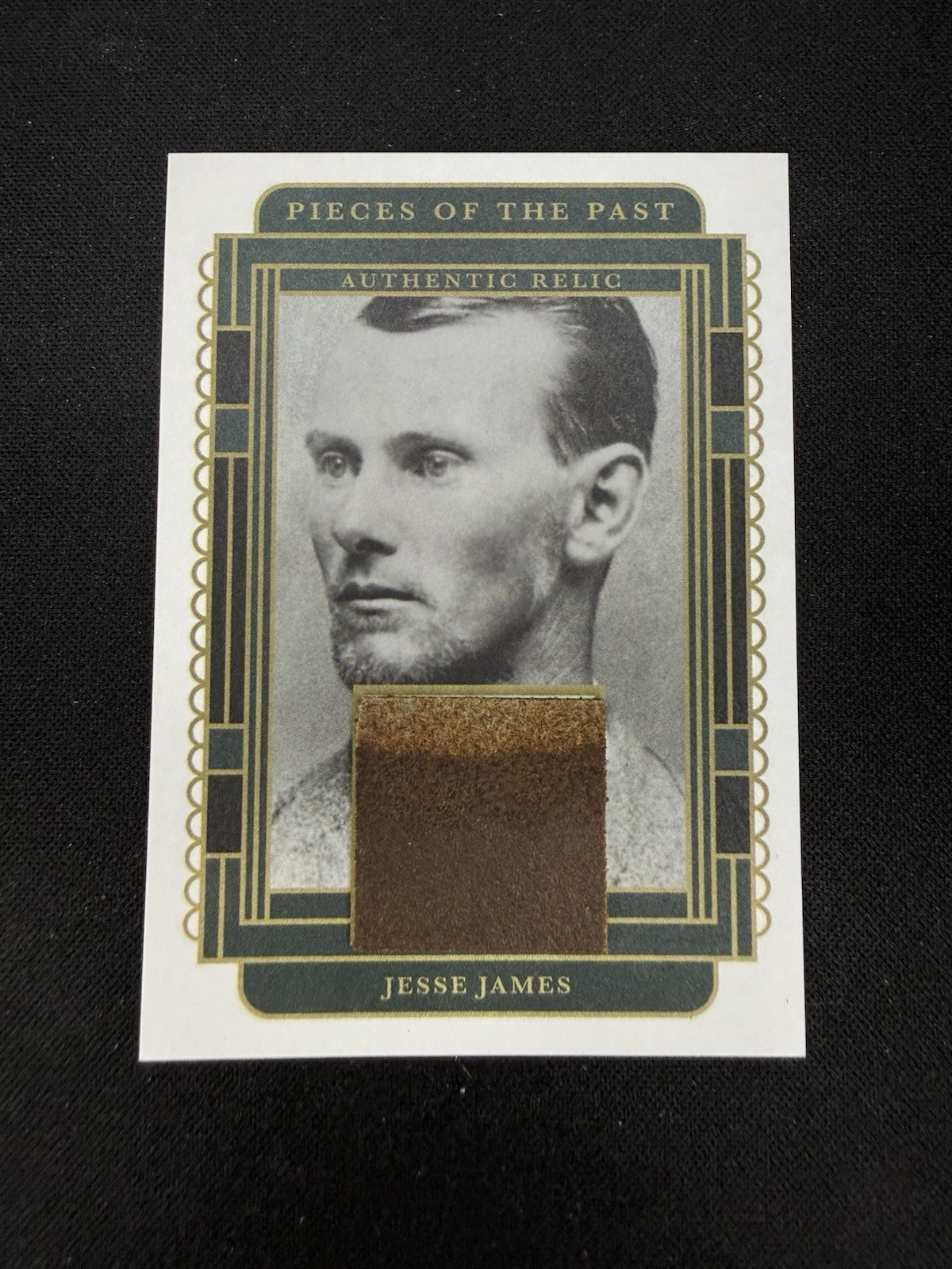 JESSE JAMES PIECES OF THE PAST WILD WEST HISTORICAL RELIC CARD #PR-34