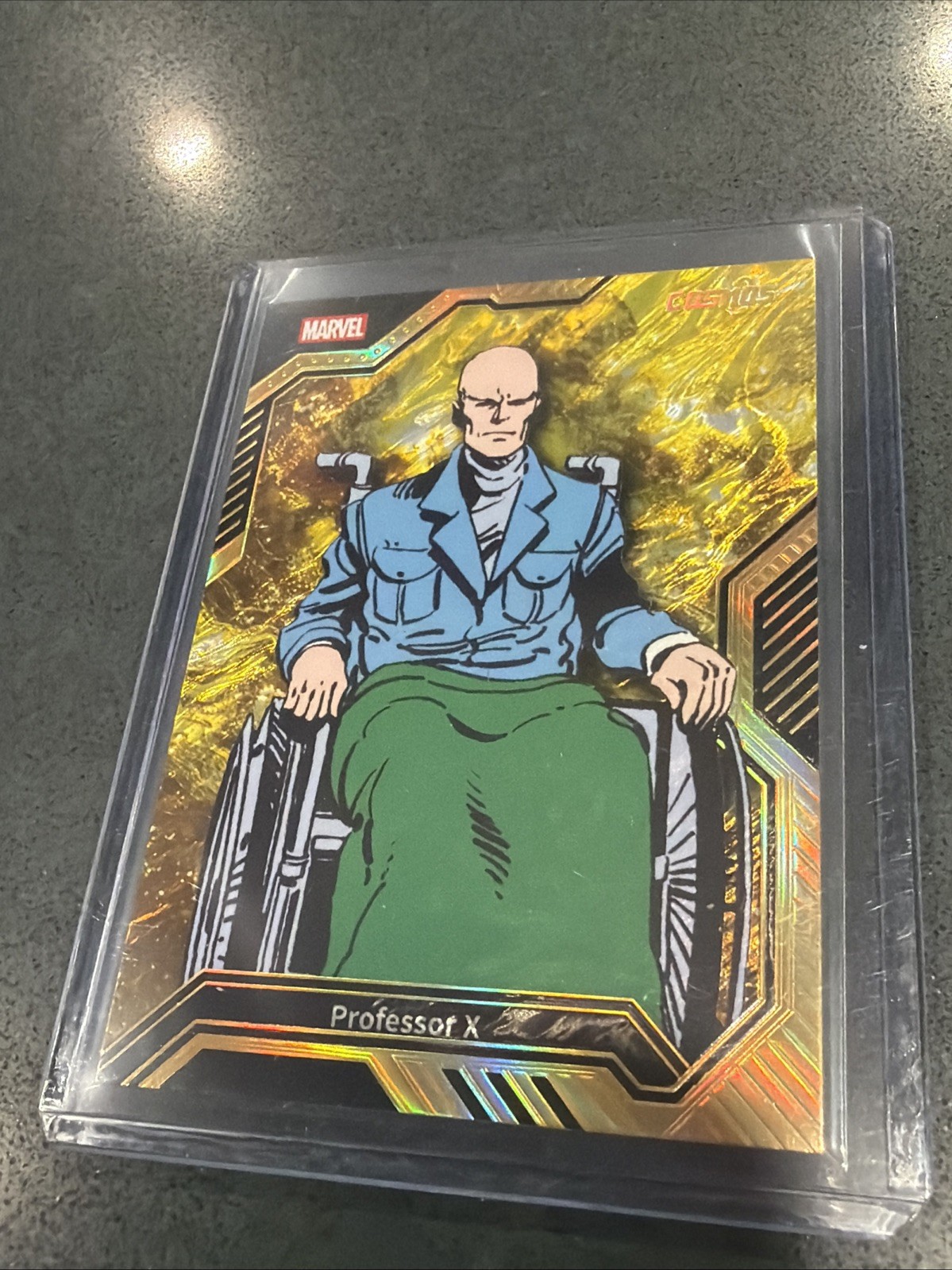 2025 KAKAWOW COSMOS Marvel Trading Cards – Gold 3/10 -Professor X