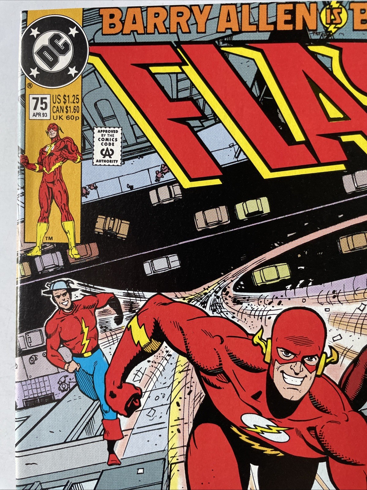The Flash #74 #75 • Classic Cover! Barry Allen Returns! (DC 1993)