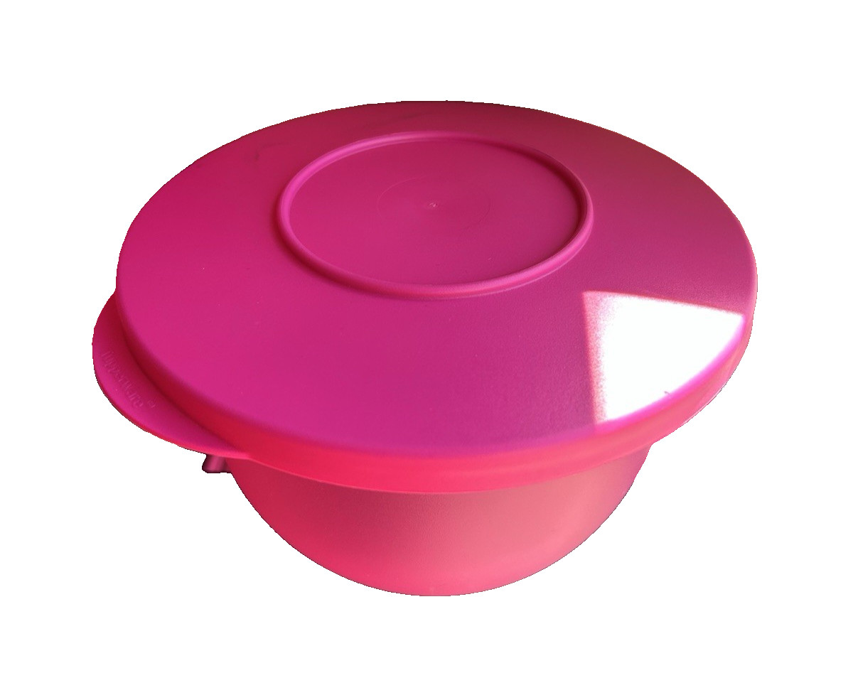 🌸🥗💖 Tupperware Impressions Mini Bowl & Seal 550 ml Fuchsia Pink NEW!