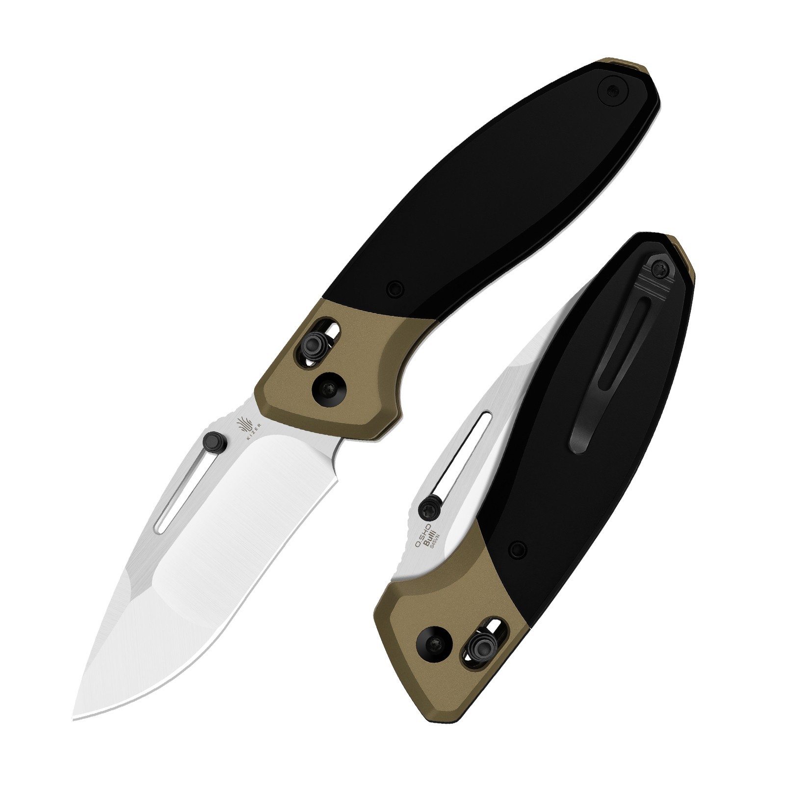 Kizer Bulli EDC Folding Pocket Knife S45VN Blade Titanium Handle Ki3695A4