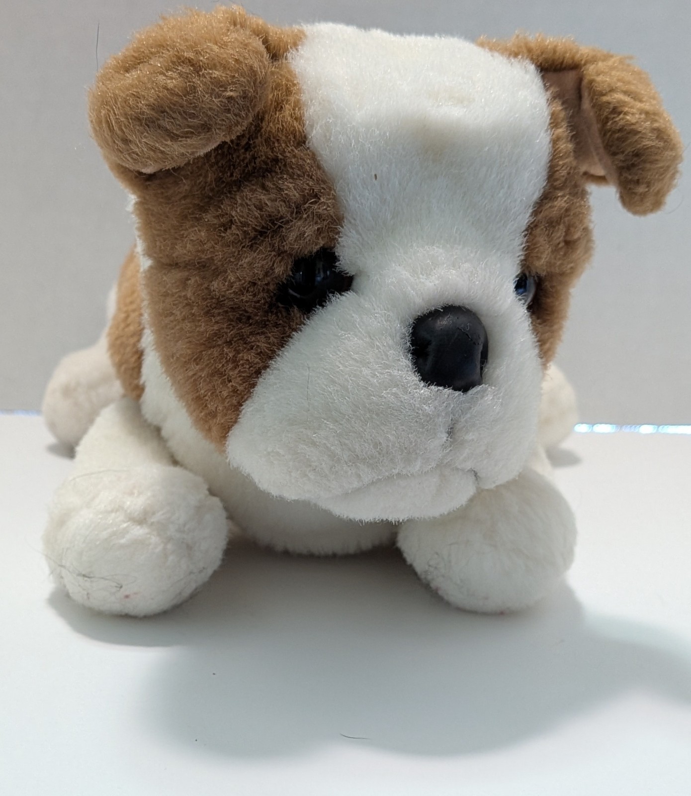 Douglas Cuddle Toys Plush “Buster” Bulldog – #1798.1 Pink seam tag – Vintage