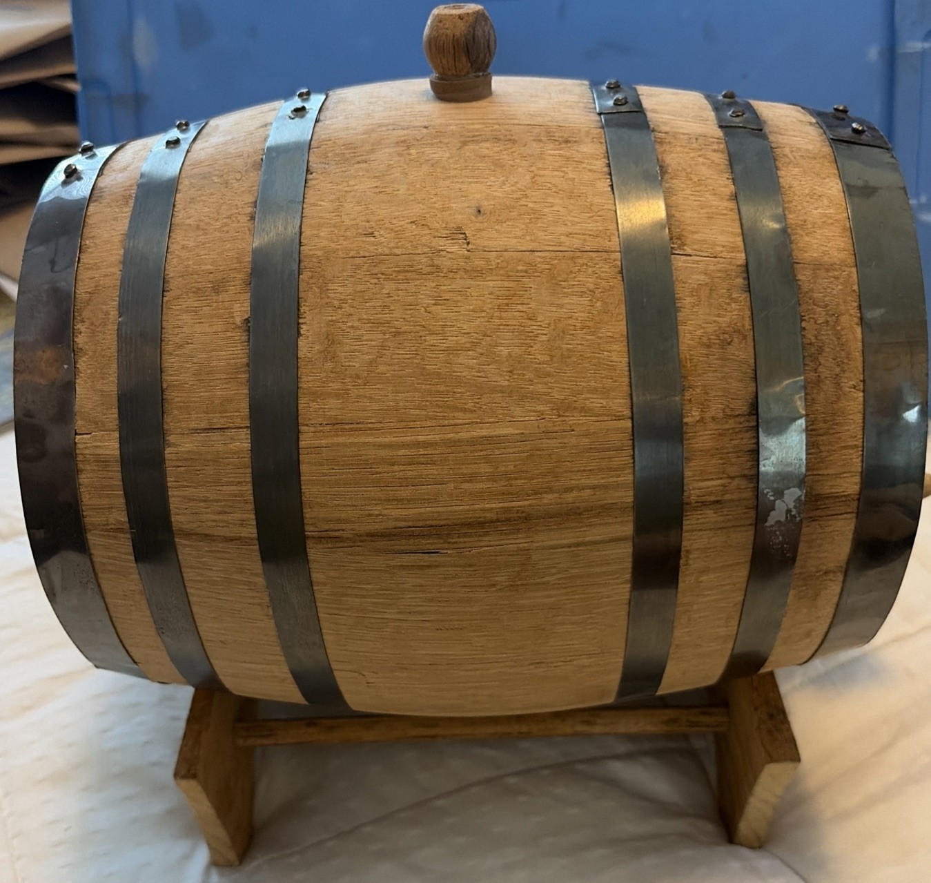 Buffalo Trace Bourbon Oak Barrel – 5L Mini Barrel, Authentic Promotional Display