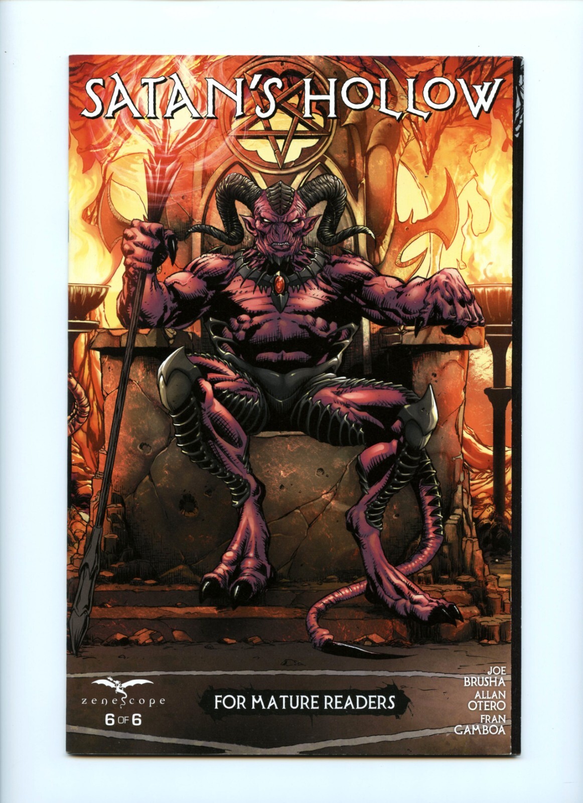 Satan’s Hollow ~ No. 6 of 6, Sept. 2016 ~ First Printing ~ Zenescope ~ VF