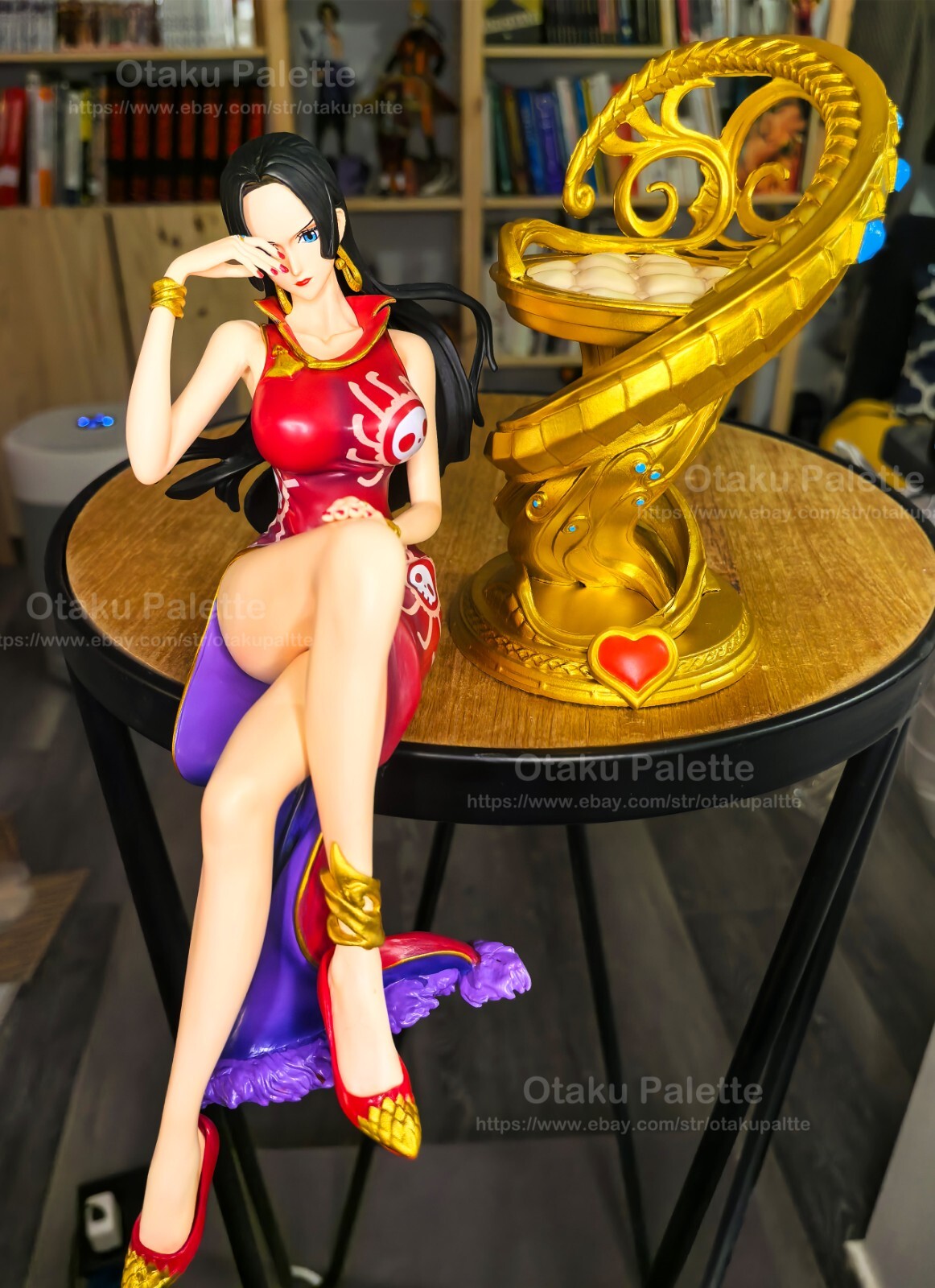 One Piece Boa Hancock Luffy Figure 1/7 Scale Statue Anime Gift Matte Finished GK