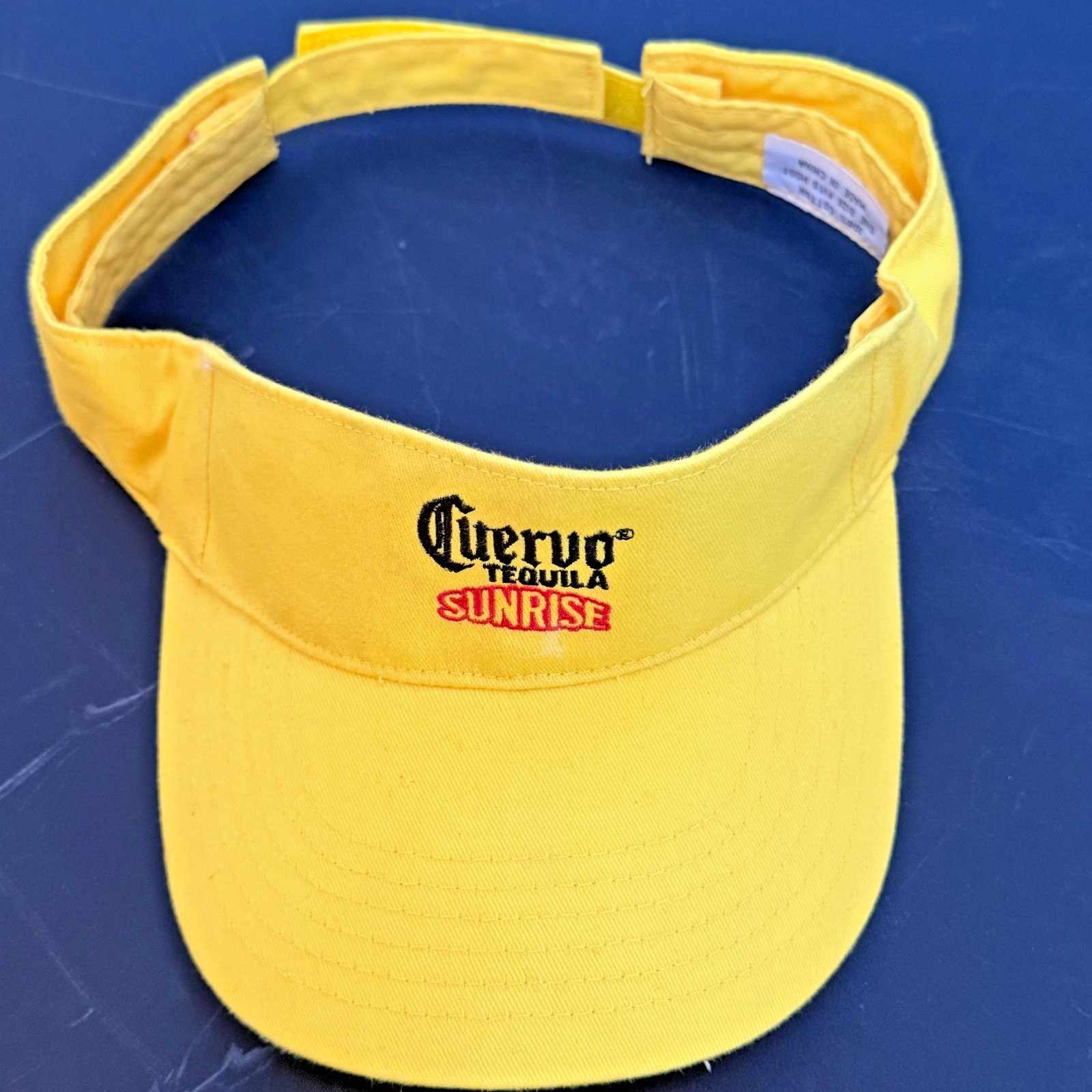 Jose Cuervo Tequila Sunrise Visor Yellow One Size 100% Cotton NEW