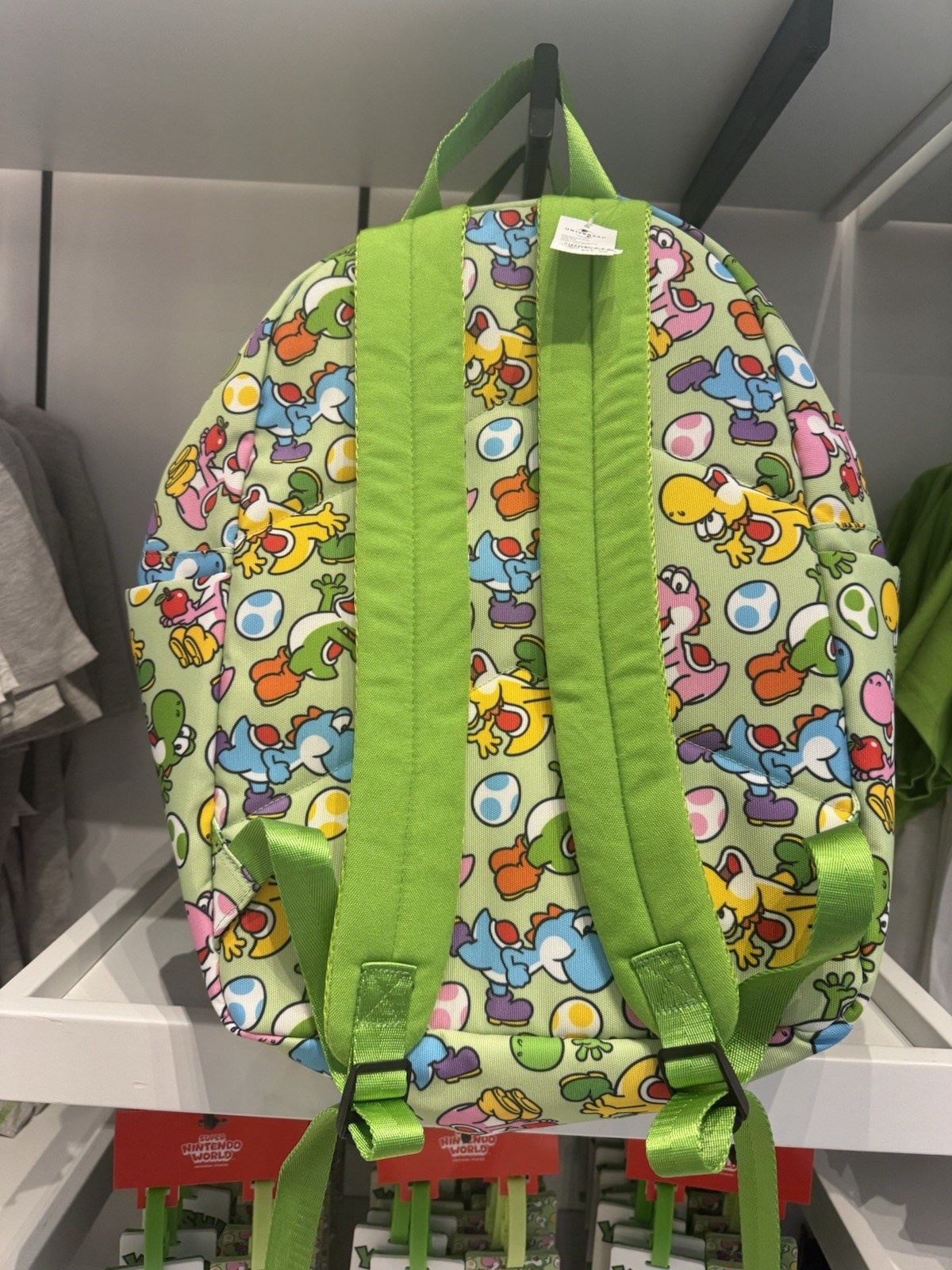 Universal Studios Super Nintendo World Yoshi Bag Backpack NWT