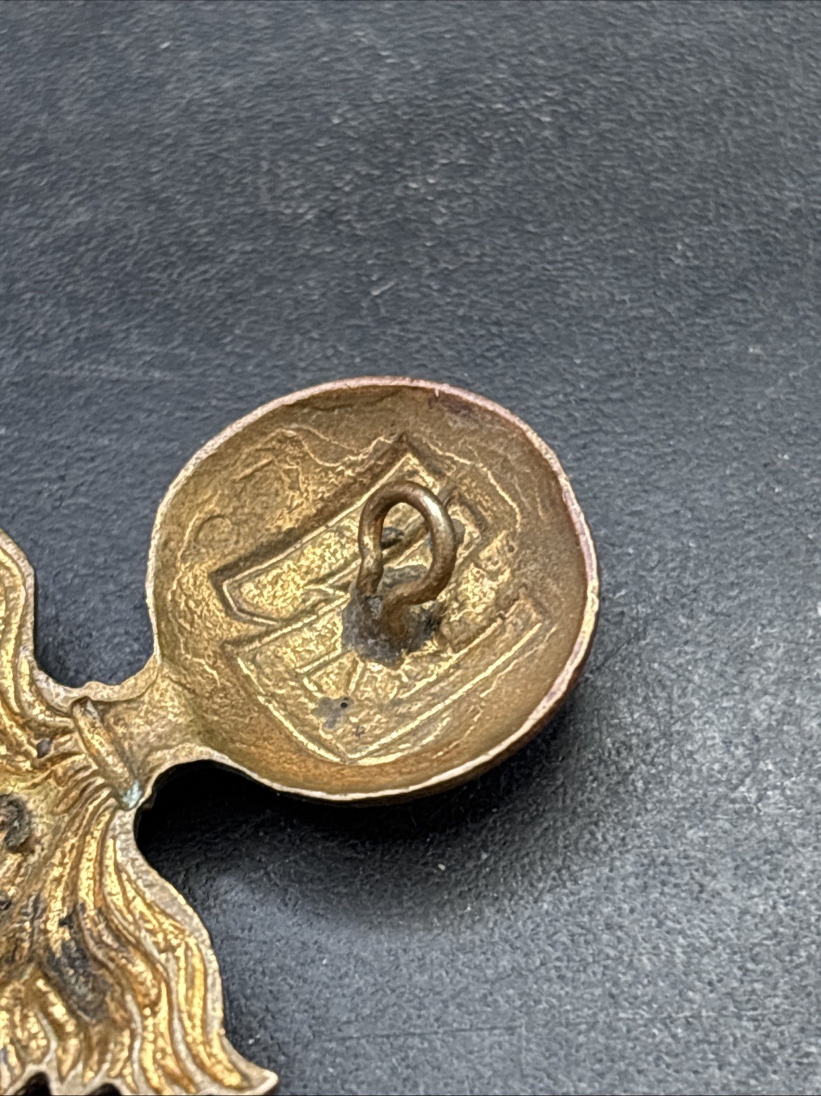 Belgium Grenadier Military Cap Badge MP Armée Belge 35mm Brass Insignia