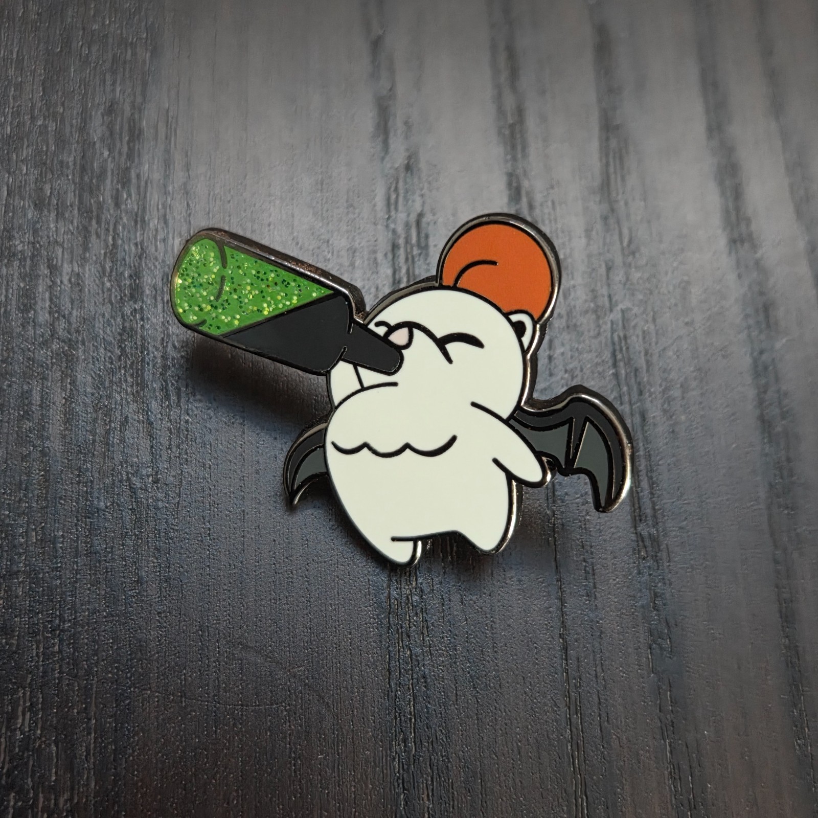 Party Moogle Glitter Hard Enamel Pin | Final Fantasy IX FF9