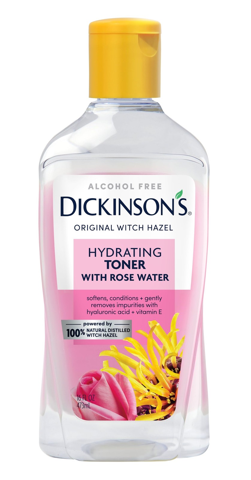 Dickinson’S Dickinsons Enhanced Witch Hazel Hydrating Toner Rosewater Alcohol