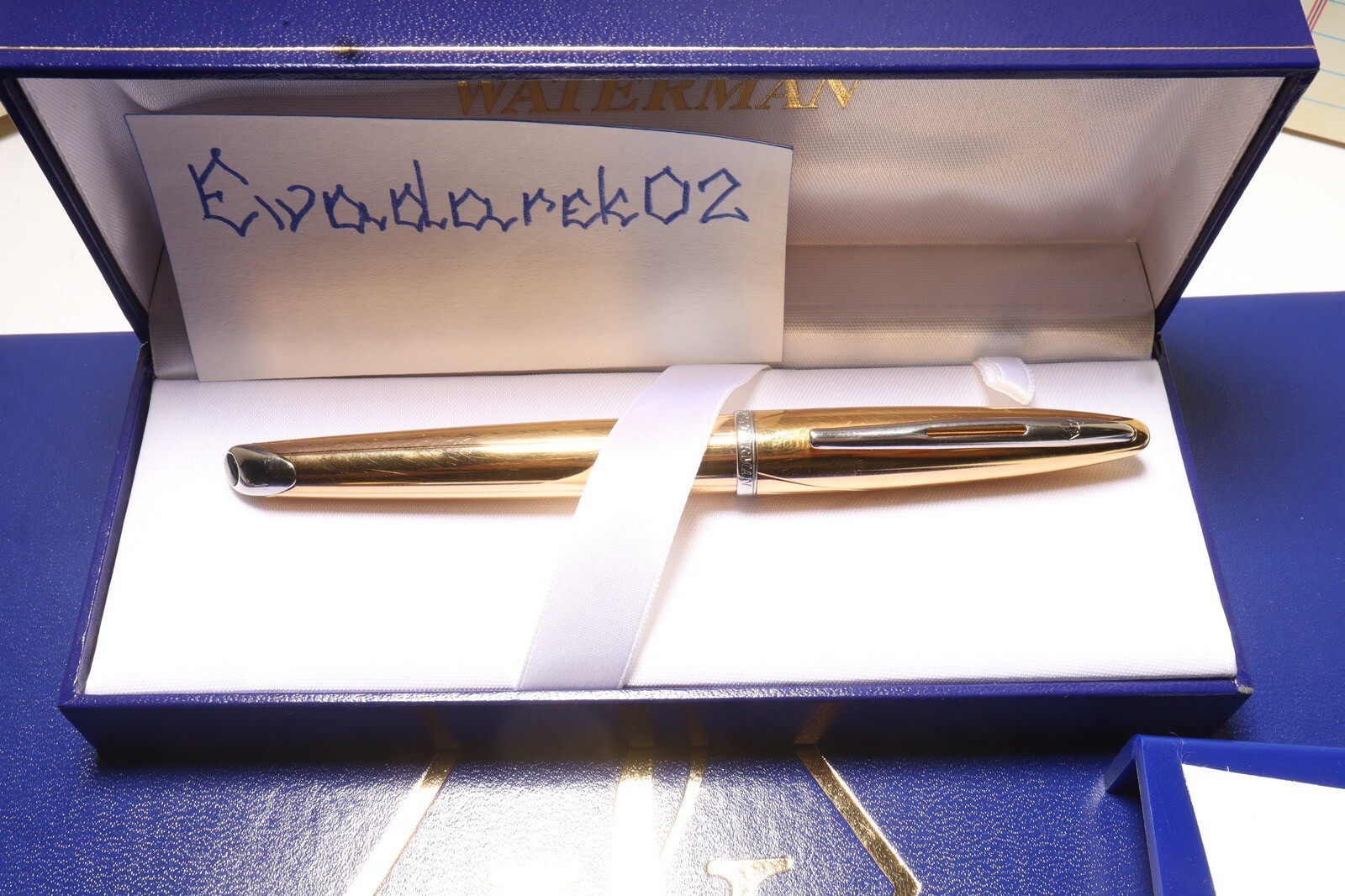 Waterman CARENE Rollerball Meridian Pink Gold Edition, Rare, LOOK