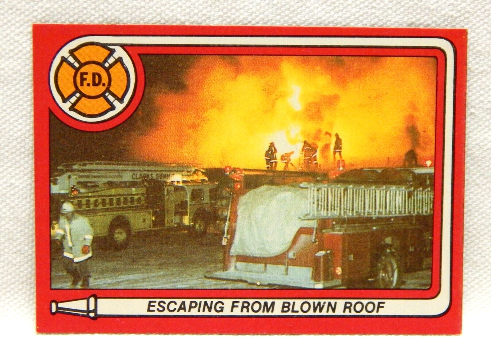 Fire Truck Escaping From A Blown Roof Card 13 (4)
