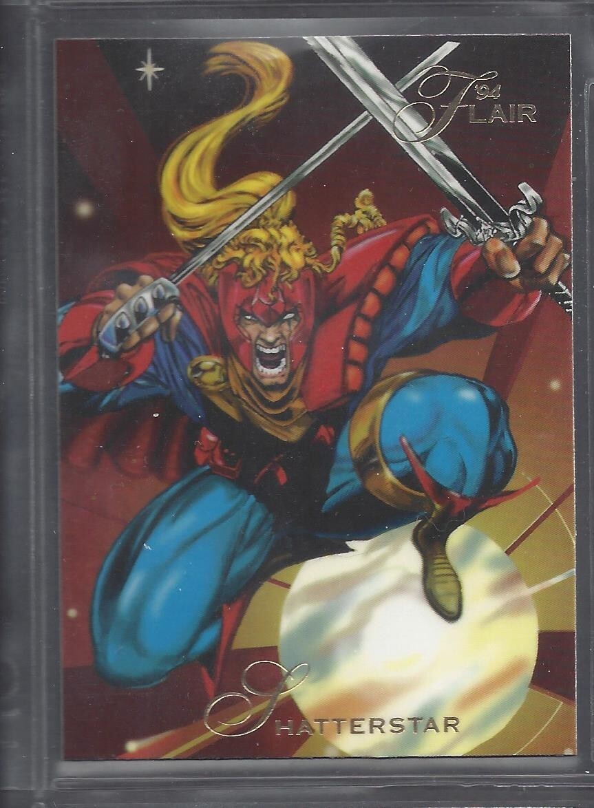 1994 Marvel Flair SHATTERSTAR Origin of Shatterstar #79