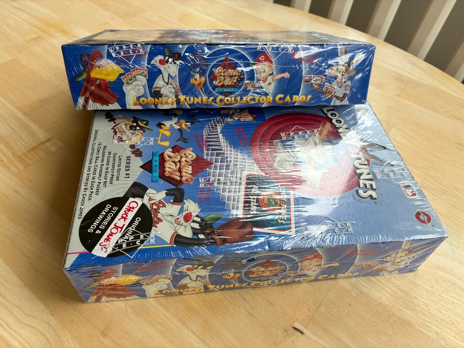1990 Upper Deck Looney Tunes Comic Ball Series 1 Factory Sealed Baseball Wax Box