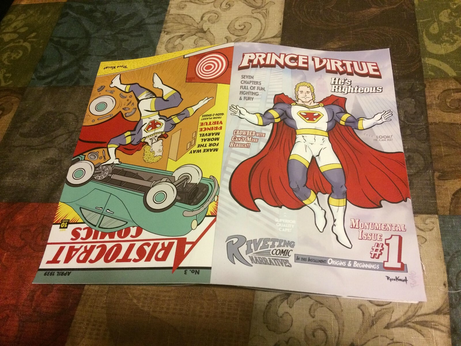 Riveting Comic Narratives #1 – Prince Virtue Comic – 7 Copies