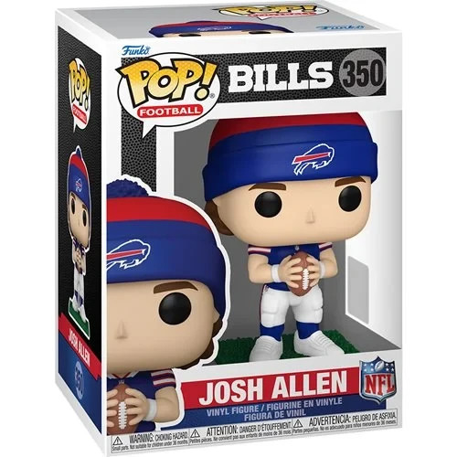 Funko POP! Josh Allen with Beanie Buffalo Bills NFL Figure 350 + Protector
